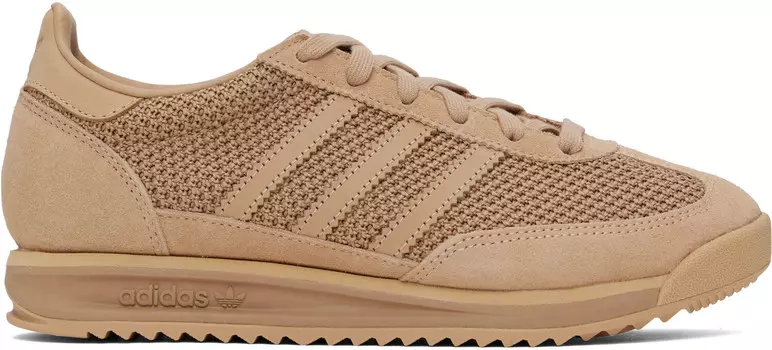 Бежевые кроссовки SL 72 RS Adidas Originals, Warm sandstone/Magic beige/Gold metallic