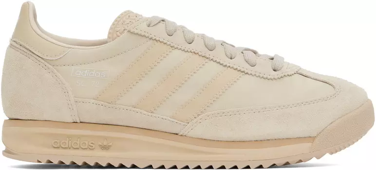 Бежевые кроссовки SL 72 RS Adidas Originals, Wonder beige/ Wonder beige /Alumina