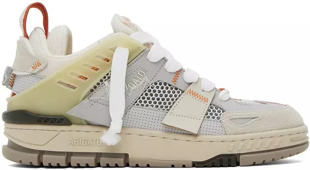 Бежевые кроссовки в стиле пэчворк Axel Arigato
