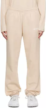 Бежевые легкие брюки Le Papier Le Jogging Jacquemus Lounge