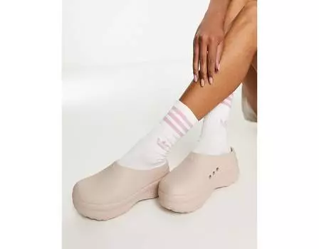 Бежевые мюли adidas Originals Stan