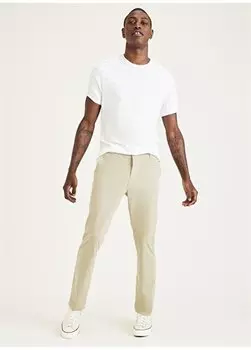Бежевые мужские брюки Skinny Leg с нормальной талией 59373-0041 Dockers, бежевый