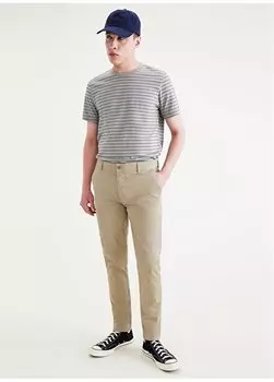 Бежевые мужские брюки Skinny Leg с нормальной талией 75763-0062 Dockers, бежевый