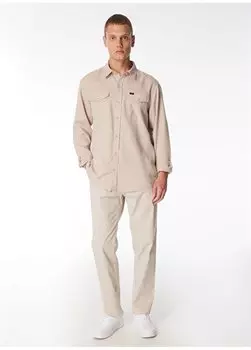 Бежевые мужские брюки стандартной посадки с нормальной талией GU24MSS01020 Gmg Frenze, бежевый