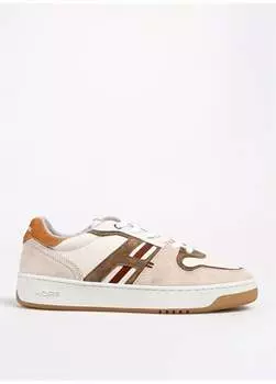 Бежевые мужские кожаные кроссовки 22209604 Hoff, бежевый