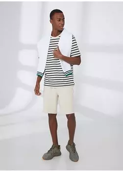 Бежевые мужские спортивные шорты E-MIKE Aeropostale, бежевый