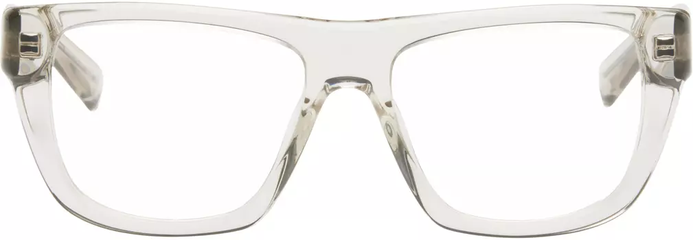 Бежевые очки SL 714 Saint Laurent