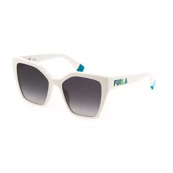 Бежевые пластиковые солнцезащитные очки Furla
