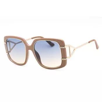 Бежевые пластиковые солнцезащитные очки GUESS