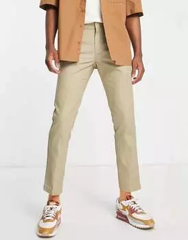 Бежевые рабочие брюки узкого кроя Dickies 872