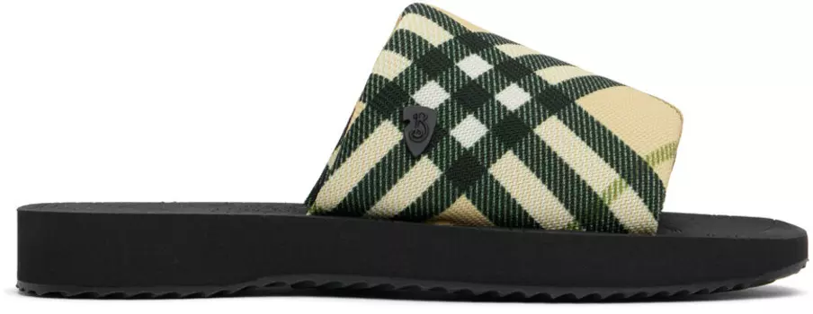 Бежевые сандалии Trek Burberry, Grain IP check