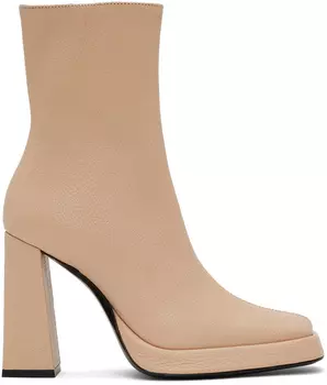 Бежевые сапоги Vanya BY FAR