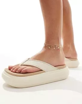 Бежевые шлепанцы Reef Cushion Bondi