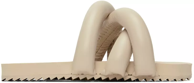 Бежевые шлепанцы YUME YUME