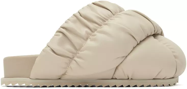 Бежевые шлепанцы YUME YUME