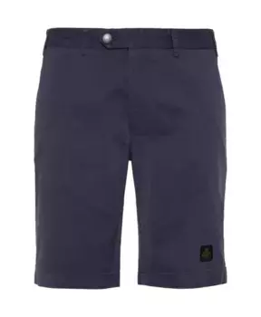 Бежевые шорты-бермуды из смесового хлопка Refrigiwear, синий