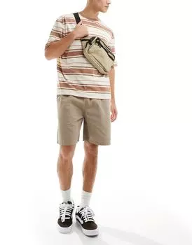 Бежевые шорты Denim Project с рипстопом