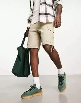 Бежевые шорты карго с кулиской Jack & Jones Intelligence