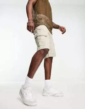 Бежевые шорты карго Superdry Vintage Core
