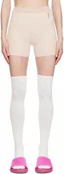 Бежевые шорты Le Short Pralu Jacquemus