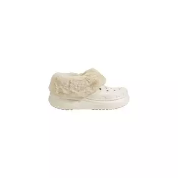 Бежевые синтетические сандалии Crocs