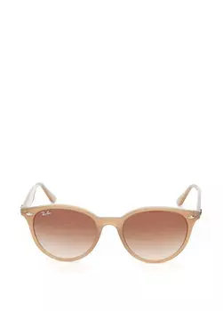 Бежевые солнцезащитные очки круглой формы Ray-Ban