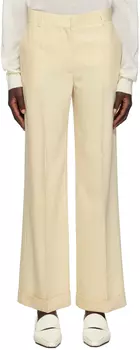 Бежевые строгие брюки TOTEME