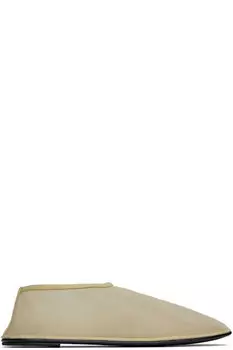 Бежевые тапочки-носки The Row