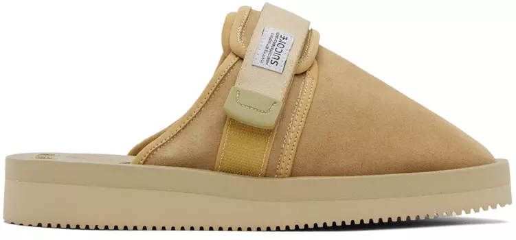 Бежевые тапочки ZAVO-VS Suicoke