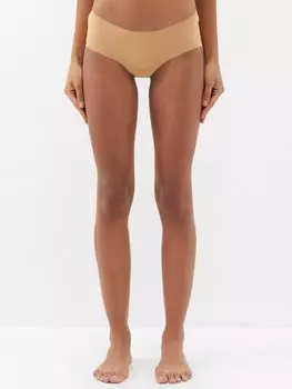 Бежевые трусы из джерси pure Wolford, бежевый