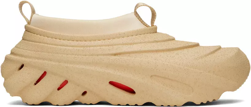 Бежевые туфли-лоферы Echo Storm Sandstorm Slip-on Crocs