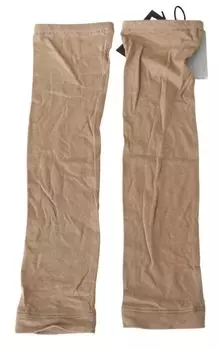 Бежевые вязаные гетры Ermanno Scervino