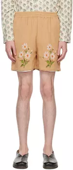 Бежевые жасминовые шорты HARAGO