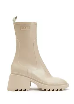 Бежевые женские ботинки Chloe
