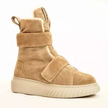 Бежевые женские ботинки из овчины Thalia Montane Andia Fora, бежевый