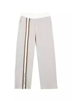 Бежевые женские брюки-клеш с высокой талией Pierre Cardin