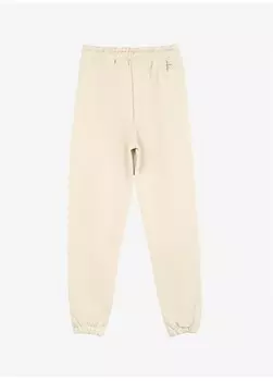 Бежевые женские длинные спортивные штаны Aeropostale