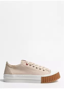 Бежевые женские кроссовки Aeropostale