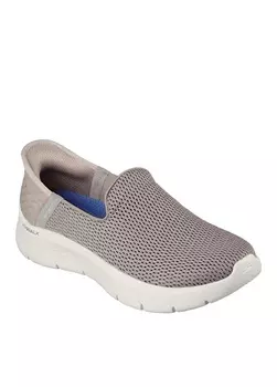 Бежевые женские кроссовки Skechers