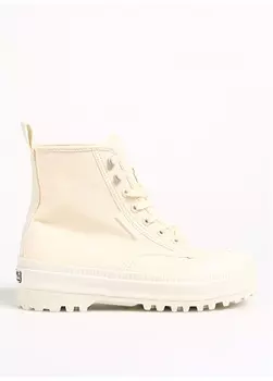 Бежевые женские кроссовки Superga