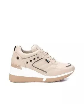 Бежевые женские спортивные туфли на шнуровке Xti, бежевый