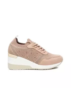 Бежевые женские спортивные туфли на шнуровке Xti, бежевый