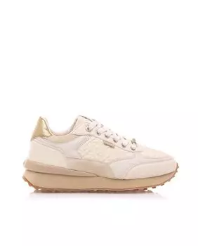 Бежевые женские спортивные туфли с тканевой подкладкой Mustang