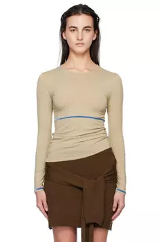 Бежевый бамбуковый топ Paloma Wool