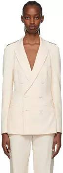 Бежевый блейзер Lotta Volkova Edition 'The Scoop Back' Jean Paul Gaultier