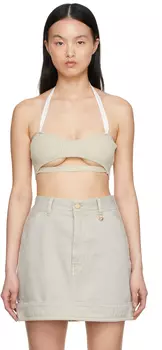 Бежевый бюстгальтер 'Le Bandeau Beijo' Jacquemus