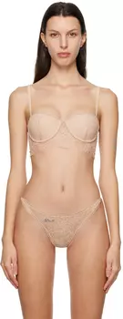 Бежевый бюстгальтер La Perla