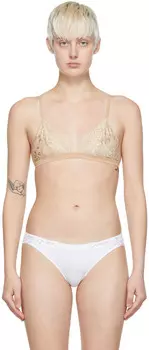 Бежевый бюстгальтер La Perla