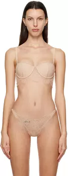 Бежевый бюстгальтер с подкладкой La Perla