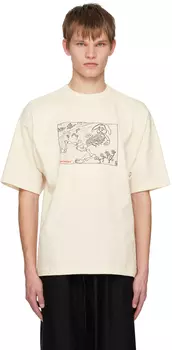 Бежевый Что случилось? Футболка Saintwoods